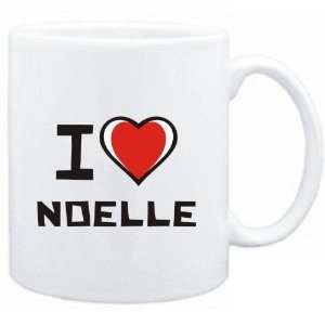  Mug White I love Noelle  Female Names