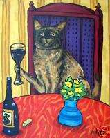 burmese wine cat toasting picture animal art Mug 11 oz  