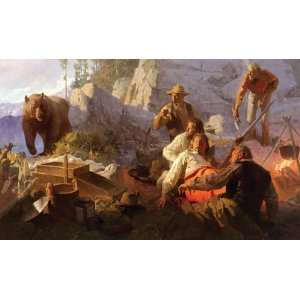   Situ   The Intruder, Angel´s Camp, California, 1849 Canvas Giclee