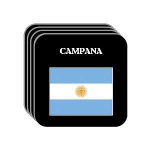  Argentina   CAMPANA Set of 4 Mini Mousepad Coasters 
