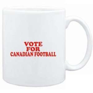    Mug White  VOTE FOR Canadian Football  Sports