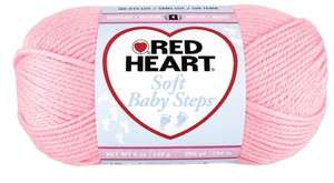 Red Heart Soft Baby Steps Yarn   Baby Pink  