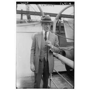  D.W. Griffith 3/4 length,on deck of ship