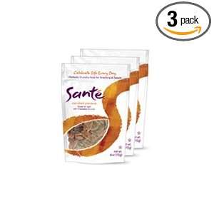 Santé Nuts Candied Pecans   3 Pack  Grocery & Gourmet 