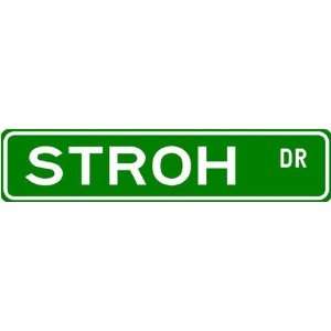  STROH Street Name Sign ~ Family Lastname Sign ~ Gameroom 