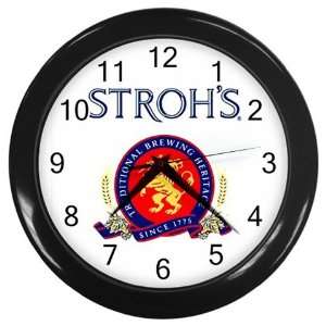  Strohs Classic Beer Logo New Wall Clock Size 10 Free 