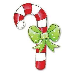   Sizzlits Singles Die Medium Candy Cane & Bow Arts, Crafts & Sewing