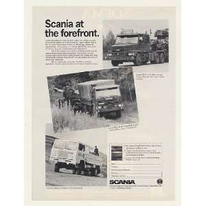  1987 Scania T112 E 6X4 P112 HK SBA111 Military Truck Print 