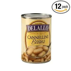 DeLallo Beans, Cannellini, 15.5000 ounces (Pack of12)