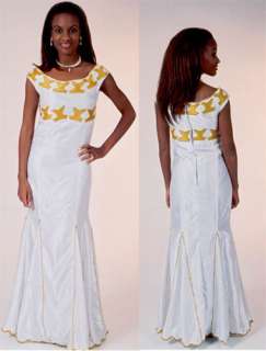 ROYALTY African inspired Wedding dress BRIDAL SATIN  