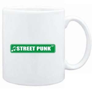 Mug White  Street Punk STREET SIGN  Music  Sports 