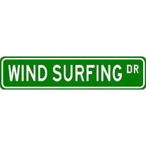  WIND SURFING Street Sign ~ Custom Street Sign   Aluminum 