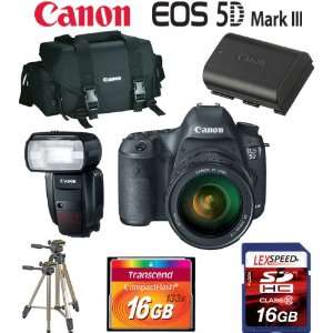  Canon EOS 5D Mark III Digital Camera + Canon 24 105mm f/4L 