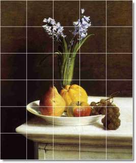 Still Life Hyacinths And Fruit by Henri Fantin Latour