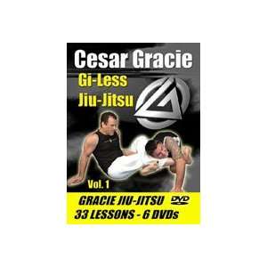 Cesar Gracie Gi Less Instructional 6 DVD Set Sports 