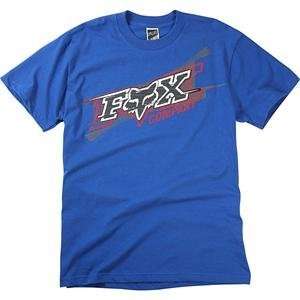  Fox Racing Dash T Shirt   Large/Royal Blue Automotive