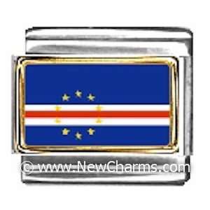  Cape Verde Photo Flag Italian Charm Bracelet Jewelry Link 