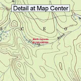   Map   North Osceola, New York (Folded/Waterproof)