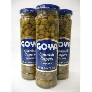 Goya Spanish Capers Capotes, 2 Ounce (Pack of 24)  Grocery 