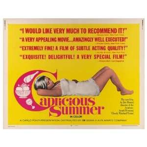  Capricious Summer Movie Poster, 28 x 22 (1968)