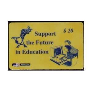 Collectible Phone Card $20. Support The Future In Education (Children 
