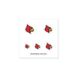  Louisville Cardinals Fingernail Tattoo Sheet