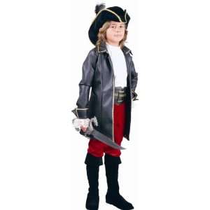  Kids Captain Morgan Pirate Costume (SizeX small 4 6 