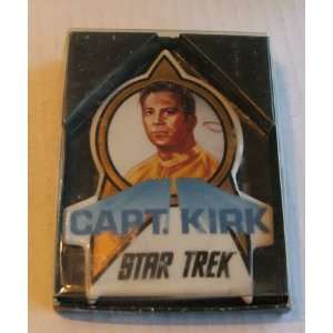  Vintage 1991 Star Trek Captain Kirk 4 Ceramic Plaque 