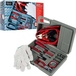  Roadside Emergency Tool and Auto Kit   30 Pieces 