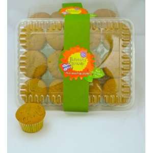 The Butterfly Bakerys Gluten Free Lemon Poppy Mini muffins (96 Mini 