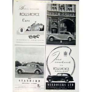   Rolls Royce & Standard Ten 1947 Country Life Car Ads