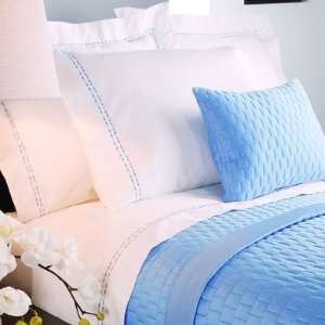  Caravelle Coverlet Collection in Blue Double Stripe 