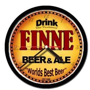  FINNE beer and ale cerveza wall clock 