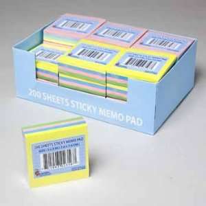 Sticky Memo Pads(Pack Of 48) 
