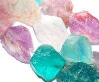 Freeform Rainbow Fluorite Rough Nugget Gemstone Loose Beads  