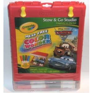   Color Wonder Cars 2 Stow & Go studio Coloring Kit Toys & Games
