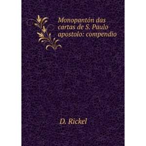   das cartas de S. Paulo apostolo compendio D. Rickel Books