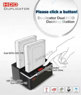 Duplicator Dual HDD Drive Bay Docking Station 2.5/3.5  