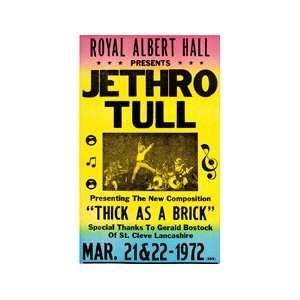  Jethro Tull Concert Poster