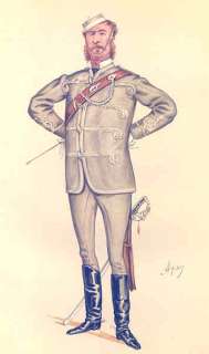 PROFESSIONS Architect.Uniform.Vanity Fair Cartoon.1885  