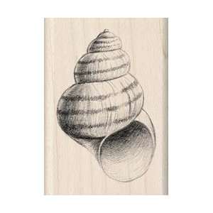   Wood Mounted Rubber Stamp LL Single Shell STAMPLL 99338; 2 Items/Order