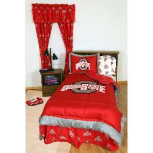   Buckeyes Bed in a Bag King   With White Sheets