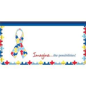  Autism Imagine Checkbook Cover