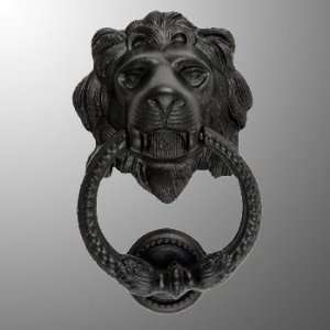  Door Knockers, Lion Doorknocker, Black Cast Iron