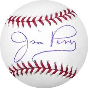  Jim Perry Autographed Baseball