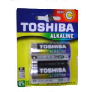    Toshiba Alkaline Size C 1.5v 40 Pcs. Made in Japan Electronics