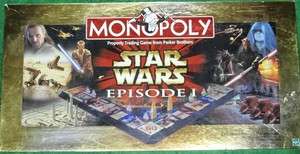 STAR WARS EPISODE 1 Edition MONOPOLY Board Game  