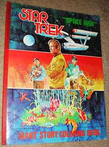 VTG 1978 GIANT Story Star Trek Coloring Book Unused  