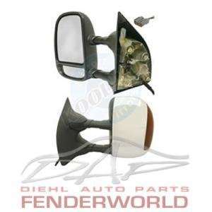  FORD F250 F350 SUPERDUTY 03 07 CHROME TOWING TOW MIRROR 