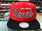 mitchell ness new jersey devils snapback hat expedited shipping 